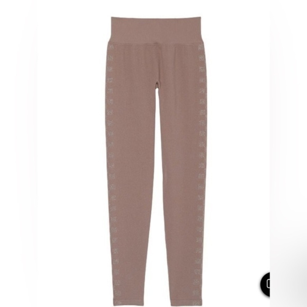 Victoria’s secret Pink Active leggings checkered side detail